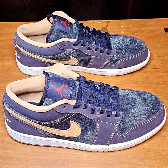 Air Jordan 1 Low Denim Midnight Navy